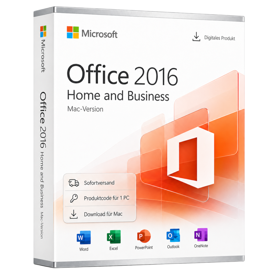 Microsoft Office 2016 Home and Business - Mac-Version