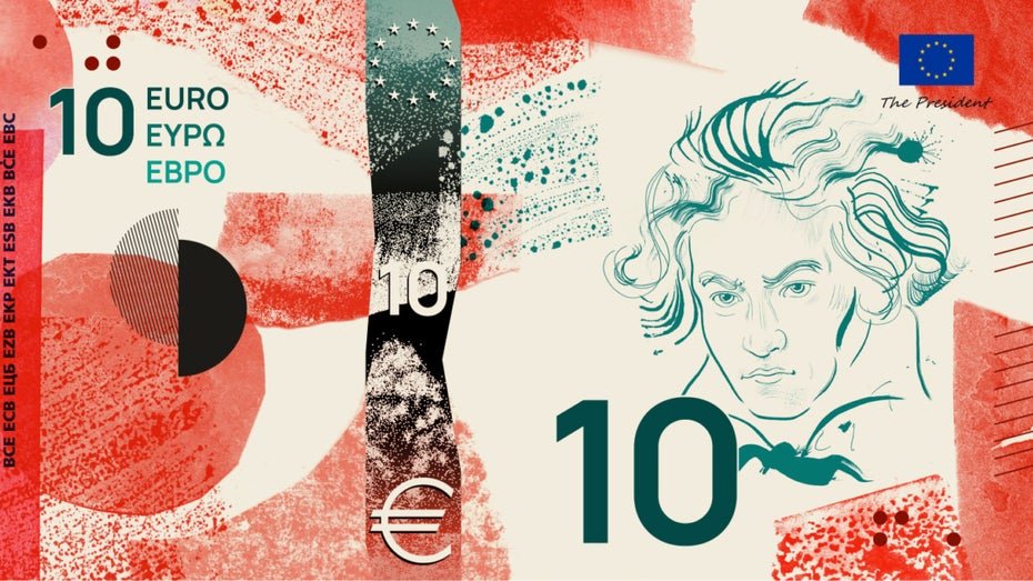 Bargeldupdate: Euro-Banknoten im neuen Design