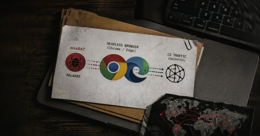 Chaos Ransomware nutzt msaRAT für C2-Verkehr