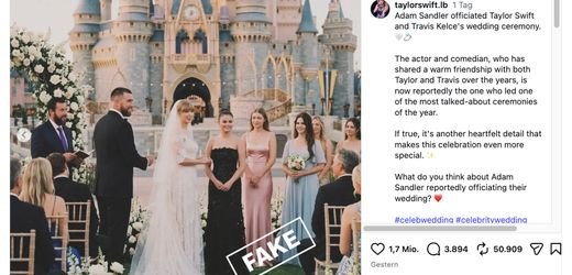 Taylor Swift und Travis Kelce: Fake-Hochzeitsbilder viral