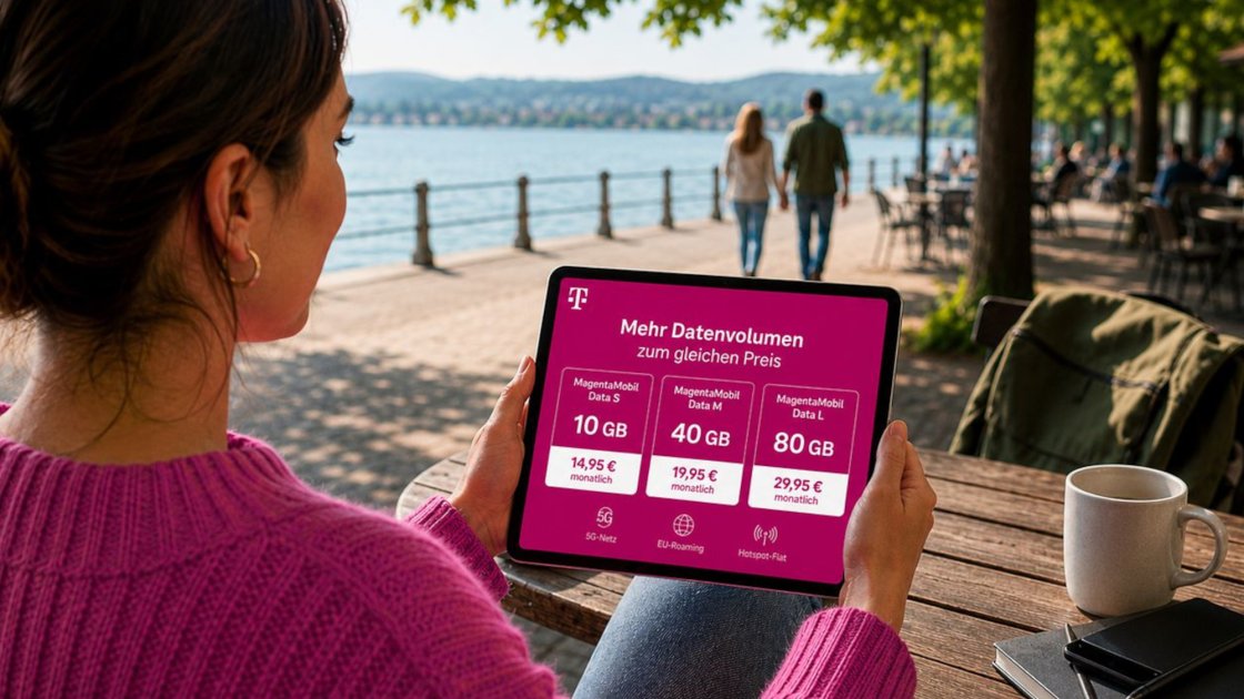 Telekom erhöht Datenvolumen in MagentaMobil Tarifen