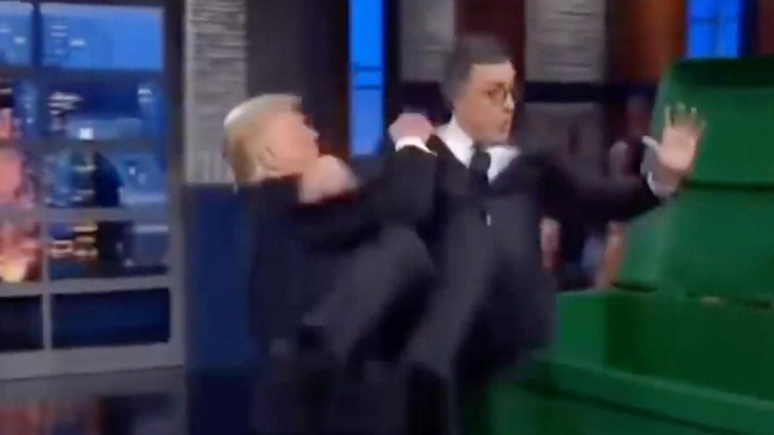 Trump in KI-Video: Colbert-Show abgesetzt