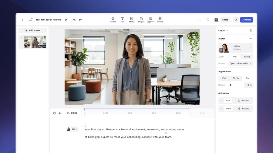 Synthesia erhält Milliardenbewertung für KI-Avatare