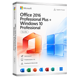 Microsoft Office 2016 Professional Plus + Microsoft Windows 10 Professional