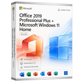 Microsoft Office 2019 Professional Plus + Microsoft Windows 11 Home