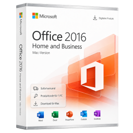 Microsoft Office 2016 Home and Business - Mac-Version